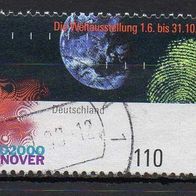 Bund BRD 2000, Mi. Nr. 2130, EXPO 2000 Hannover, gestempelt #10548