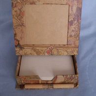 Zettelbox mit Stift und Bilderrahmen NEU