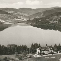 alte AK Titisee Hochschwarzwald 1955, Hotel Titisee