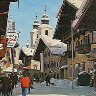 A 6380 St. Johann in Tirol Straßenansicht mit Feinkost Karl 1977