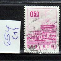 China - Taiwan (Asien) Mi. Nr. 654 (1) Chungshan-Gebäude o <