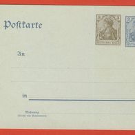 Deutsches Reich 1906 Ganzsache Postkarte P.70 X. ungebraucht