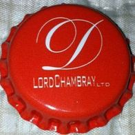 Lord Chambray Bier Brauerei Kronkorken ROT Malta Kronenkorken Korken neu in unbenutzt