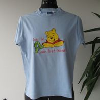 T-Shirt Disney Winnie Puuh Gr. 116 Top-Zustand Jungen Kurzarm Mädchen hellblau