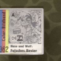 DEFA Dia Film Rollfilm Nr. 362 "Hase und Wolf-Falsches Revier" Color-Bildband