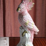 Kakadu dekorative wunderschöne Keramik Figur