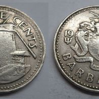 Barbados 25 Cents 1978 ## F