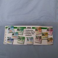 JBL ® Farbkarten für pH, NH4, PO4, O2, NO3, Fe, SiO2, NO, Cu,