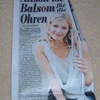 Alison Balsom Clipping Article german Bericht