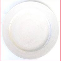 Teller (19) - weißer Porzellanteller ohne Muster