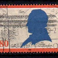 Bund BRD 1989, Mi. Nr. 1425, Geburtstag Friedrich Silcher, gestempelt #10773
