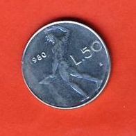 Italien 50 Lire 1980