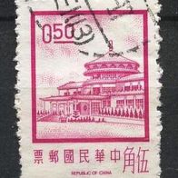 China - Taiwan (Asien) Mi. Nr. 813 Chungshan-Gebäude o <