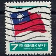 China - Taiwan (Asien) Mi. Nr. 1418 - Nationalflagge o <