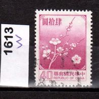 China - Taiwan (Asien) Mi. Nr. 1613 w (1) Pflaumenblüten o <