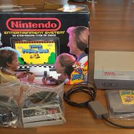 Nintendo NES - Komplett-Set mit Super Mario 3 Netzteil 2x Controller TV-Weiche