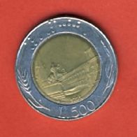 Italien 500 Lire 1991