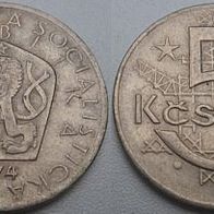 Tschechoslowakei 5 Kronen 1974 ## Li