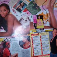 Jamelia 22 pc German Clippings International sexy nude butt Berichte