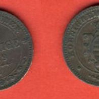 Sachsen 2 Pfennige 1869.B. Scheidemünze