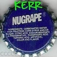 Nugrape soda Limo Kronkorken Kentucky USA älterer Kronenkorken in neu und unbenutzt