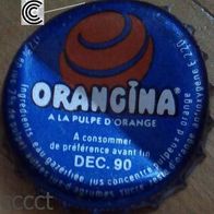 Orangina Limo Kronkorken aus Marseille Frankreich Datum Dec.90 Kronenkorken alt 1990