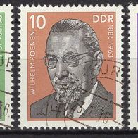 DDR 1976 Persönlichkeiten der deutschen Arbeiterbewegung (V) MiNr. 2107 - 2110 gest.