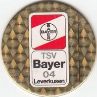 009 Emblemen / Logo Bayer 04 Leverkusen Variante 2 in Gold POG Bundesliga Fußball Sch