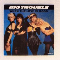 Big Trouble - When The Love Is Good / Last Kiss, Single - Epic 1987