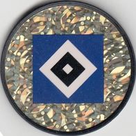 018 Emblemen / Logo HSV in Schwarz, Plastik POG KINI Bundesliga Fußball Schmidt Spiel
