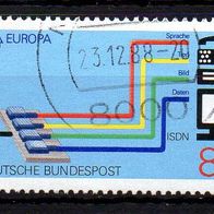 Bund BRD 1988, Mi. Nr. 1368, Europa, Transport Kommunikation #10965