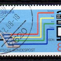 Bund BRD 1988, Mi. Nr. 1368, Europa, Transport Kommunikation #10967