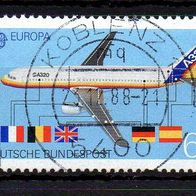 Bund BRD 1988, Mi. Nr. 1367, Europa, Transport Kommunikation #10969