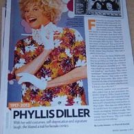 Phyllis Diller us Clipping Article Full Page Bericht