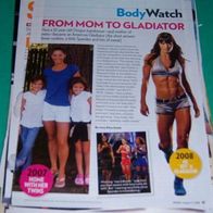 American Gladiator Jet Monica Carlson us Article Clippings Full page Bericht