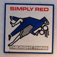 Simpley Red - The Right Thing / Theres A Light, Single - Wea 1987