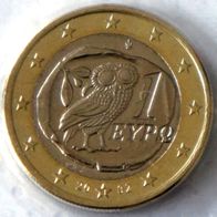 1 Euro Griechenland 2002 Fremdprägung "S" - unzirkuliert