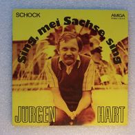 Jürgen Hart - Schock / Sing, mei Sachse, sing, Single - Amiga 1979