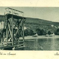 63619 Bad Orb Schwimmbad Freibad um 1950