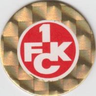 061 Logo 1. FC Kaiserslautern in Gold Var 2 POG Bundesliga Fussball Schmidt Spiele