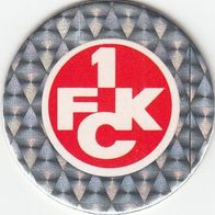 061 Logo 1. FC Kaiserslautern in Silber Var 1 POG Bundesliga Fussball Schmidt Spiele