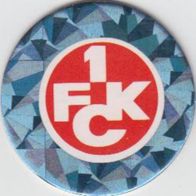 061 Logo 1. FC Kaiserslautern in Silber Var 3 POG Bundesliga Fussball Schmidt Spiele