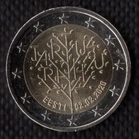 Estland 2 Euro Münze 2020 Tartu