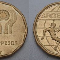 Argentinien 50 Peso 1977 "1978 World Soccer Championship" ## Kof7