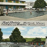 53498 Bad Breisig Schwimmbad Termal- und Mineral- Freibad um1967