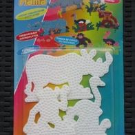 NEU Hama Bügel Perlen Set 248 Stiftplatte Affe Vogel Strauß Nashorn Blister