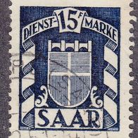 Saargebiet Dienstmarke 40 O #017603