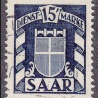 Saargebiet Dienstmarke 40 O #017605