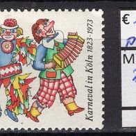 BRD / Bund 1972 150 Jahre Kölner Karneval MiNr. 748 postfrisch