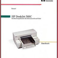 Hewlett Handbuch - HP Deskjet Hochleistungsdrucker 560C - Original